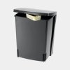 Inbouwprullenbak 10 l, zwart, Brabantia