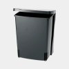 Inbouwprullenbak 10 l, zwart, Brabantia