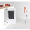 Inbouwprullenbak 10 l, zwart, Brabantia