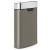 Touch prullenbak TOUCH BIN NEW 40 l, platina mat, Brabantia