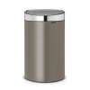 Touch prullenbak TOUCH BIN NEW 40 l, platina mat, Brabantia