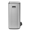 Pedaalemmer BO 60 l, mat staal, Brabantia