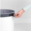 Wasmand 60 l, met kurken deksel, wit, Brabantia