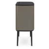 Touch prullenbak BO 3 x 11 l, platina, Brabantia