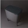 Touch prullenbak BO 3 x 11 l, platina, Brabantia