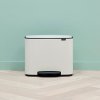 Pedaalemmer BO 3 x 11 l, wit, Brabantia