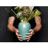 Vaas 25 cm, groen, keramiek, Bitz