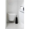Toiletborstel met houder, zwart, Brabantia