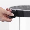 Wasmand 35 l, met kunststof deksel, wit, Brabantia