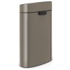 Touch prullenbak TOUCH BIN NEW 40 l, platina, Brabantia
