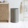 Touch prullenbak TOUCH BIN NEW 40 l, platina, Brabantia