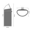 Touch prullenbak TOUCH BIN NEW 40 l, platina, Brabantia