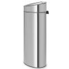 Touch prullenbak TOUCH BIN NEW 40 l, staal, Brabantia