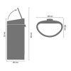 Touch prullenbak TOUCH BIN NEW 40 l, staal, Brabantia