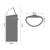 Touch prullenbak TOUCH BIN NEW 40 l, mat zwart, Brabantia