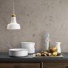 Hoge soeppan WHITE LINE 20 cm, wit, Eva Solo