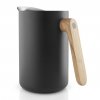 Thermoskan NORDIC KITCHEN 1 l, houten handvat, zwart, Eva Solo