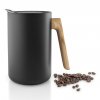 Thermoskan NORDIC KITCHEN 1 l, houten handvat, zwart, Eva Solo