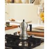 Espresso-percolator PULCINA 70 ml, zwart handvat, Alessi
