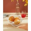 Fruitschaal TRINITY 26 cm, hoog model, zwart, Alessi