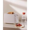 Broodrooster PLISSE, 2 sleuven, rood, Alessi