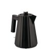 Waterkoker PLISSE 1 l, zwart, Alessi