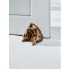 Deurstopper DEDE, 2 kg, bruin metaal, Alessi