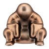 Deurstopper DEDE, 2 kg, bruin metaal, Alessi