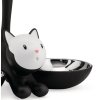 Kattenvoerbak TIGRITO, zwart, Alessi