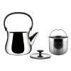 Theepot met infuser CHA 900 ml, roestvrij staal, Alessi