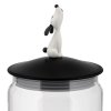 Voorraadbus voor hondenvoer LULAJAR, 1,5 l, zwart, Alessi