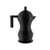 Espresso-percolator PULCINA 70 ml, zwart, Alessi