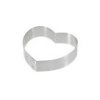 Bakring 8 cm, hartvormig, RVS, de Buyer