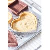 Bakring 8 cm, hartvormig, RVS, de Buyer
