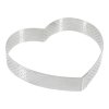 Bakring 12 cm, hartvormig, RVS, de Buyer
