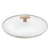 Pannendeksel 32 cm, met houten handvat, de Buyer
