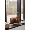 Vaas ELEMENTS, set van 3 stuks, amber, glas, Hübsch
