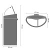 Touch prullenbak TOUCH BIN NEW 23 + 10 l, mat staal, Brabantia