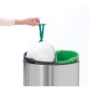 Touch prullenbak TOUCH BIN NEW 23 + 10 l, mat staal, Brabantia
