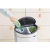 Touch prullenbak TOUCH BIN NEW 23 + 10 l, mat staal, Brabantia
