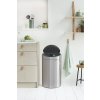 Touch prullenbak TOUCH BIN NEW 23 + 10 l, mat staal, Brabantia