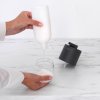 Zeepdispenser MINDSET 200 ml, mineraalgrijs, staal en glas, Brabantia