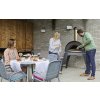 Pizza-oven voor buiten CIAO, zilvergrijs, Alfa Forni