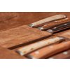 Set steakmessen pictogrammen in leer geval Wüsthof