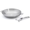 Pan ALCHIMY LOQY 24 cm, zilver, roestvrij staal, de Buyer