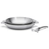 Pan ALCHIMY LOQY 24 cm, zilver, roestvrij staal, de Buyer