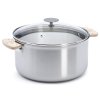 Pannenset ALCHIMY LOQY, 3-delig, zilver, roestvrij staal, de Buyer