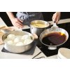 Afneembaar handvat LOQY, set van 2 stuks, bruin, hout, de Buyer