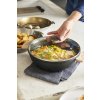 Afneembaar handvat LOQY, set van 2 stuks, bruin, hout, de Buyer