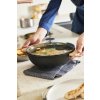 Afneembaar handvat LOQY, set van 2 stuks, bruin, hout, de Buyer